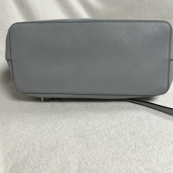 EUC, Kate Spade Convertible/Crossbody Gray Leather Purse, Like New! FREE WALLET! - Picture 6 of 12